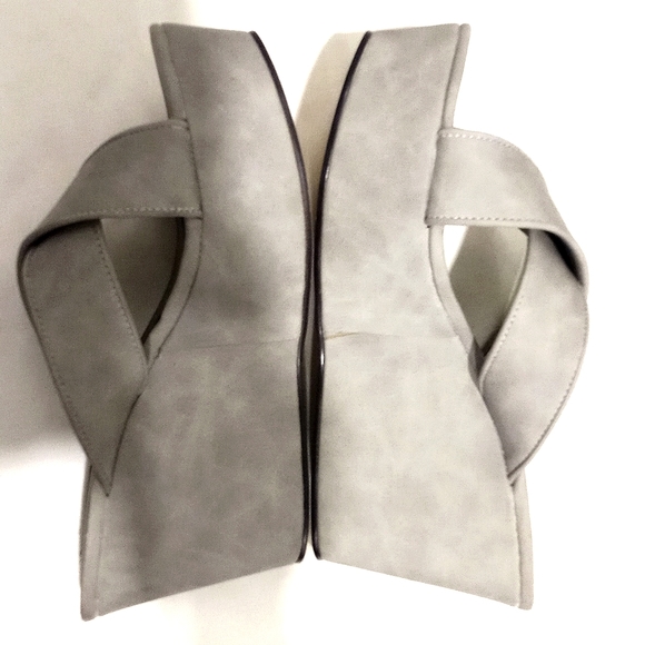 Michael Antonio Gimble Platform Dress Sandal Grey | 8.5 US - Picture 5 of 8